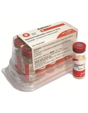 VACINA RABISIN CX COM 10 DOSES