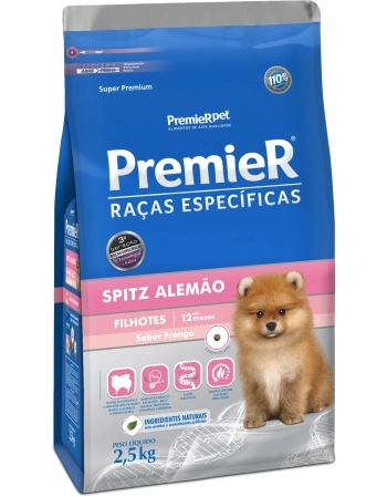 PR RE CAES FILH SPITZ ALEMAO 2,5 KG