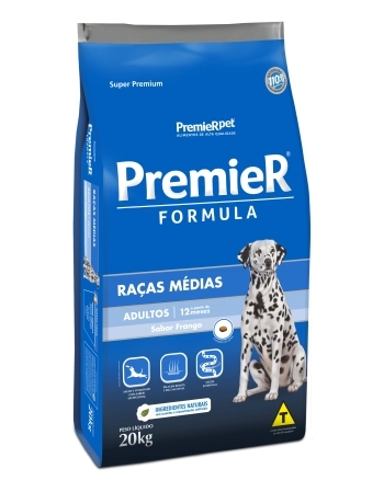 PremieR Formula Cães Adultos Porte Médio Frango 20KG