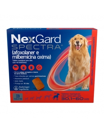 NEXGARD SPECTRA X3 GG (30,1 A 60KG) 3 TABLETE
