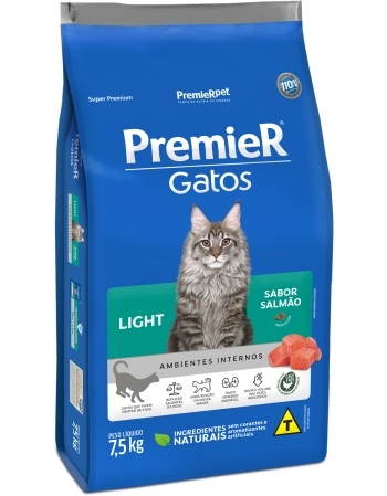 PremieR Gatos Adultos Salmão Light 7,5 KG
