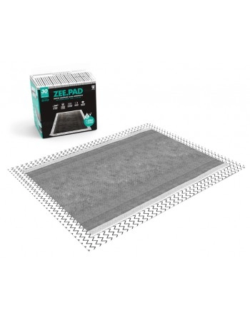 TAPETE HIGIENICO ZEEDOG PRETO C/ 30 UNID