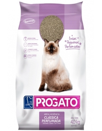 AREIA PROGATO CLASSICA GRAOS.PEQ PERFUMADA 4KG